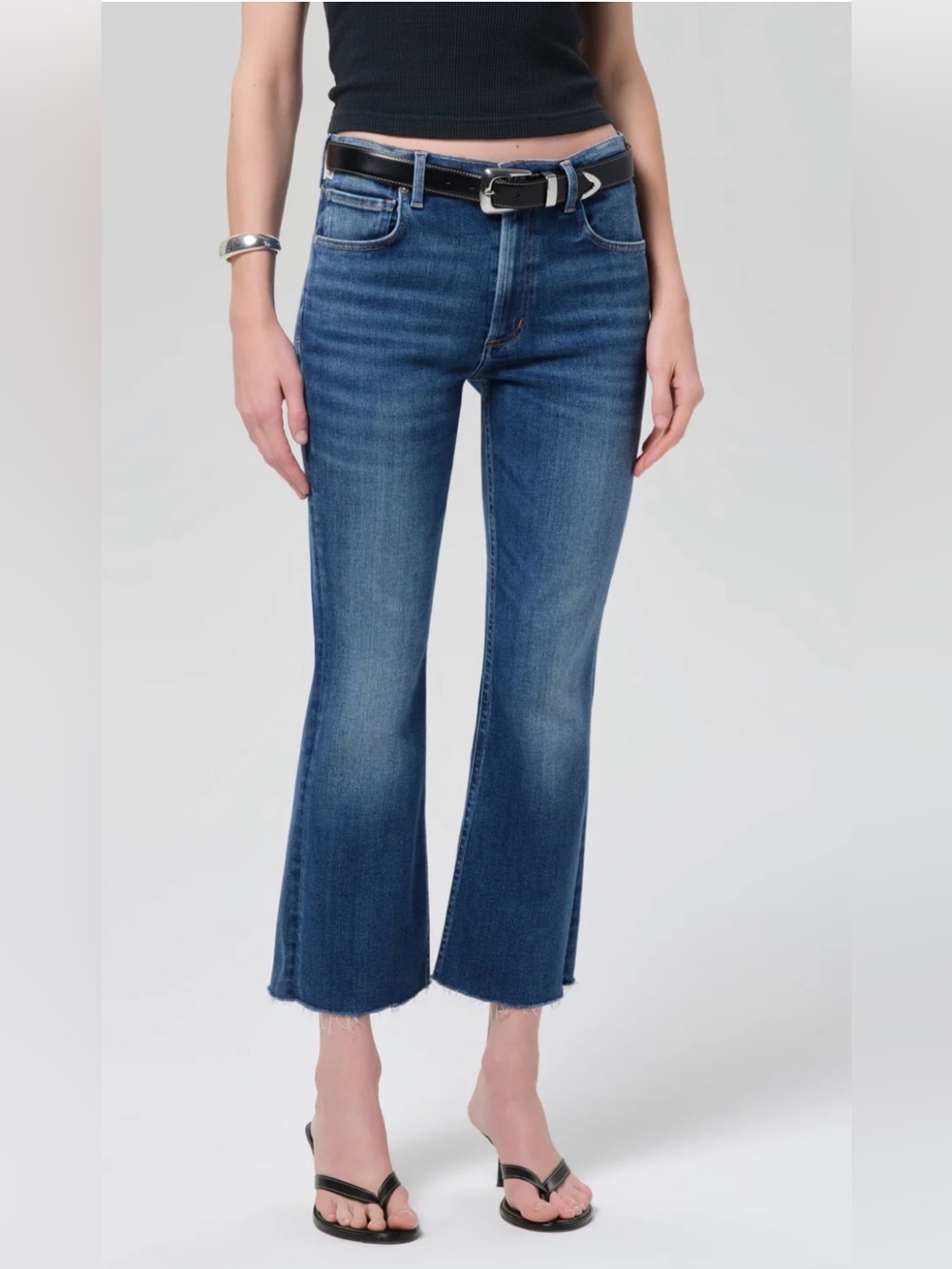 Citizens of Humanity Isola Crop Boot Jeans | Approx. Size 32 | High Rise Bootcut